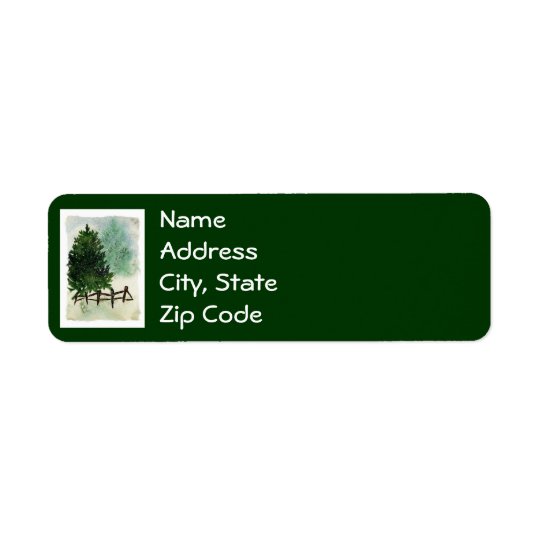 Horses In Snowy Winter Address Labels – 144 Personalized Sheets, Up To 3 Lines, 28 Characters Each