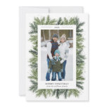 Snowy Pines Christmas Photo Card Snowy Pines Christmas Photo Card