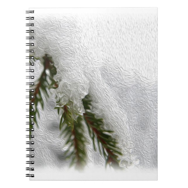 Snowy Pines Notebook (Front)