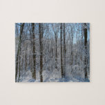 Snowy Poplar Forest I Jigsaw Puzzle