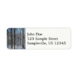 Snowy Poplar Forest I  Label