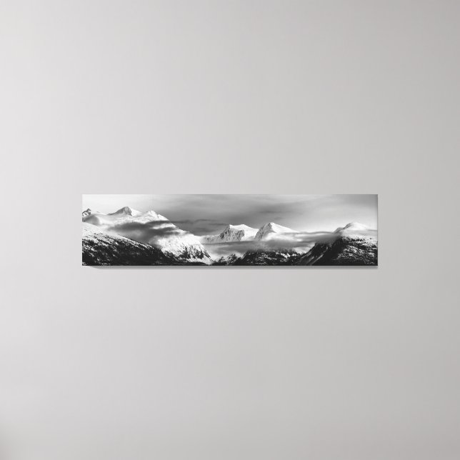 Snowy Prince William Sound Canvas Print (Front)