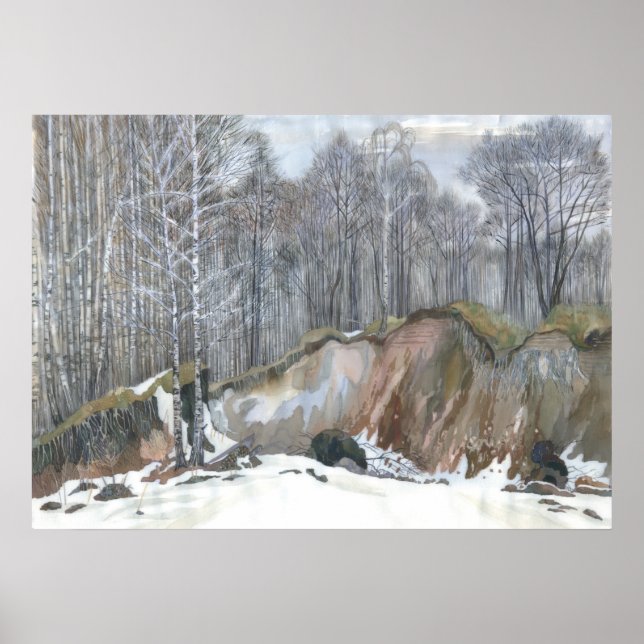 Snowy ravine poster (Front)