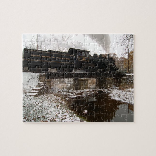 Snowy Reflection Puzzle (Horizontal)
