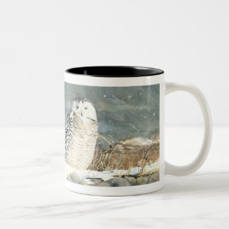 Snowy Respite Two-Tone Coffee Mug