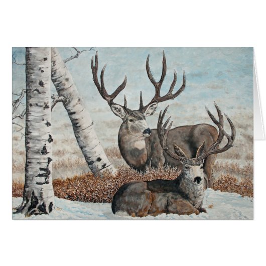 Snowy ridge bucks cards (Front Horizontal)