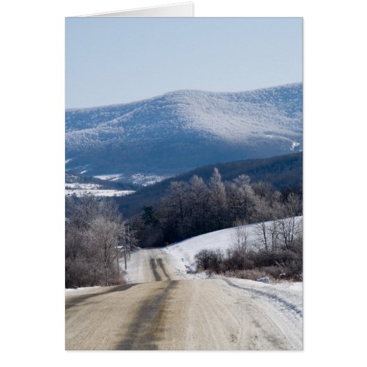 Snowy roads cards (Front)