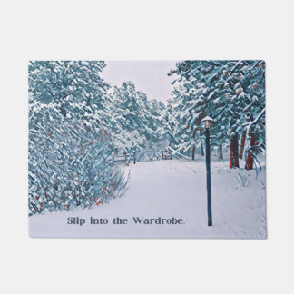 Snowy Scene Doormat
