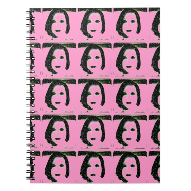 Snowy Self Portrait Notebook (Front)