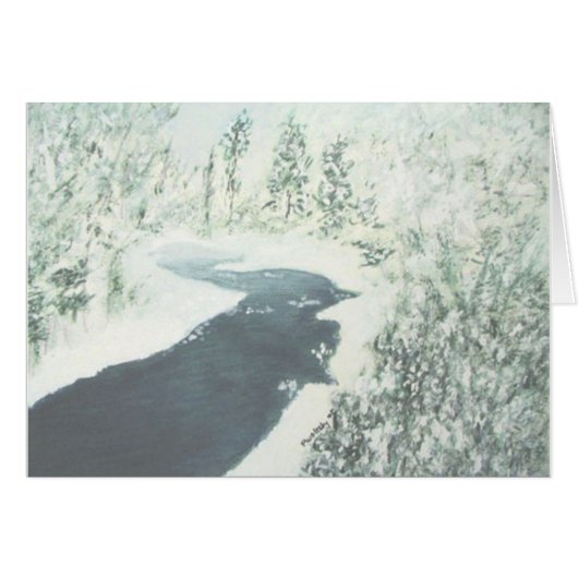 Snowy Serenity Cards (Front Horizontal)