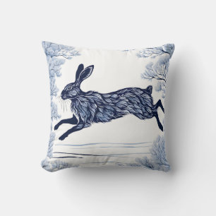 Snowy Serenity Throw Pillow