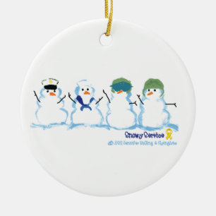 Snowy Service Ornament