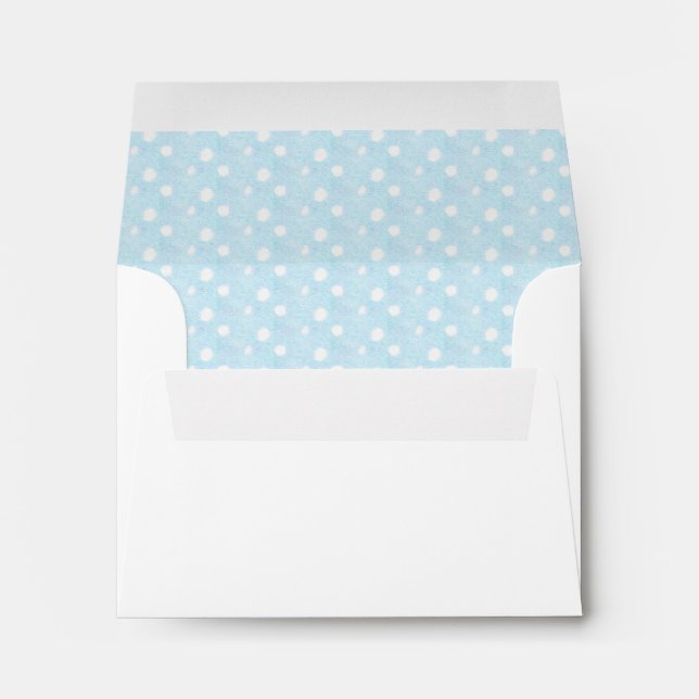 SNOWY SKY A2 Envelope (4.25x5.6 note cards) (Back (Bottom))