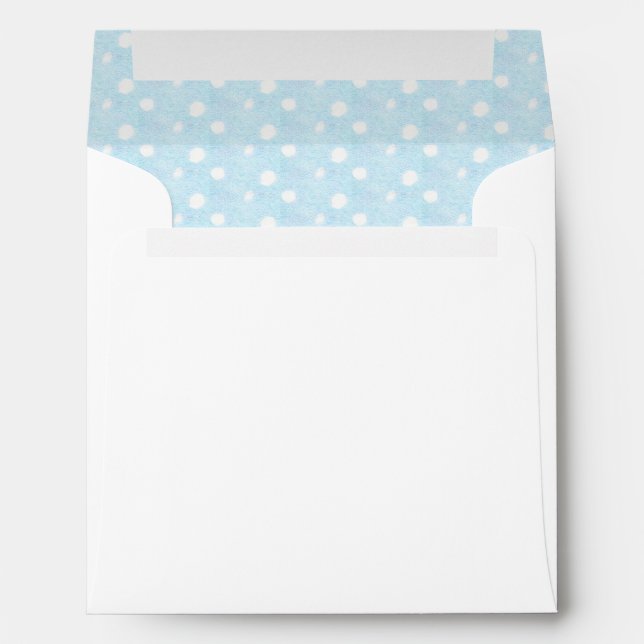 SNOWY SKY Square Envelope (5.25x5.25 cards) (Back (Bottom))