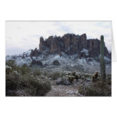 Snowy Superstition Mountains (Front Horizontal)