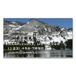 Snowy Tenaya Lake Yosemite National Park Photo Business Card Magnet