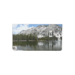 Snowy Tenaya Lake Yosemite National Park Photo Checkbook Cover