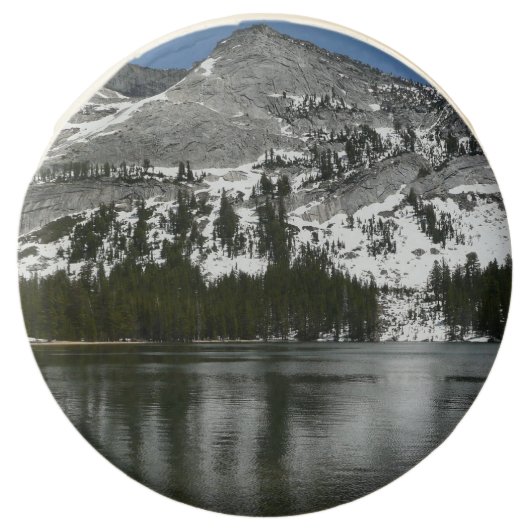 Snowy Tenaya Lake Yosemite National Park Photo Chocolate Covered Oreo (Front)