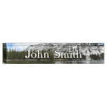 Snowy Tenaya Lake Yosemite National Park Photo Desk Name Plate