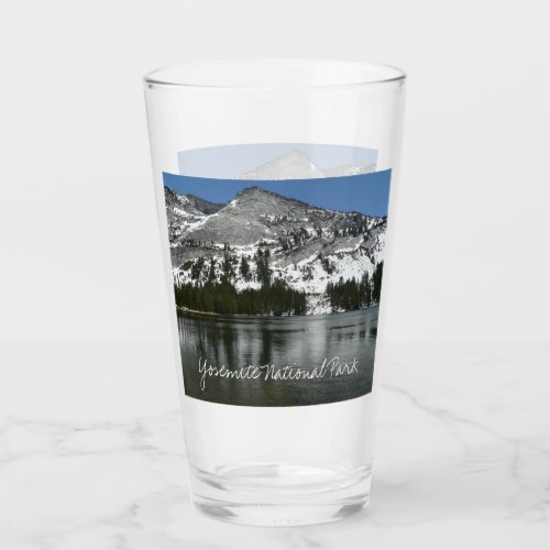 Snowy Tenaya Lake Yosemite National Park Photo Glass