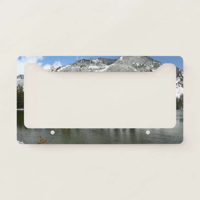Snowy Tenaya Lake Yosemite National Park Photo License Plate Frame (Front)