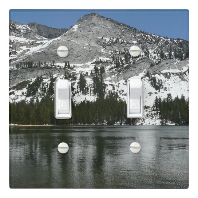 Snowy Tenaya Lake Yosemite National Park Photo Light Switch Cover (In Situ)