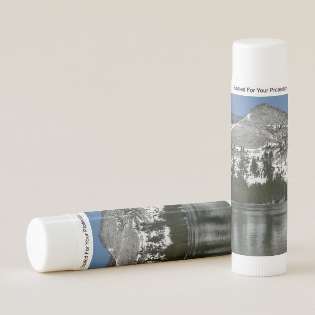 Snowy Tenaya Lake Yosemite National Park Photo Lip Balm (Front)