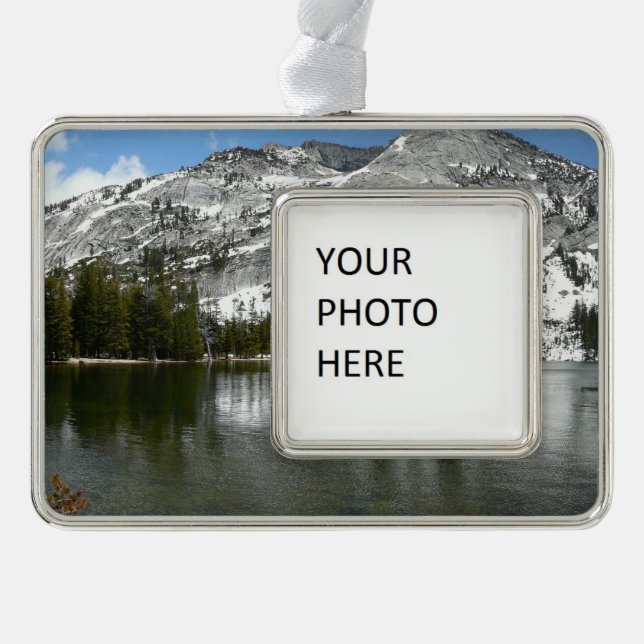 Snowy Tenaya Lake Yosemite National Park Photo Ornament (Front)