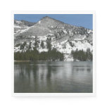 Snowy Tenaya Lake Yosemite National Park Photo Paper Napkins