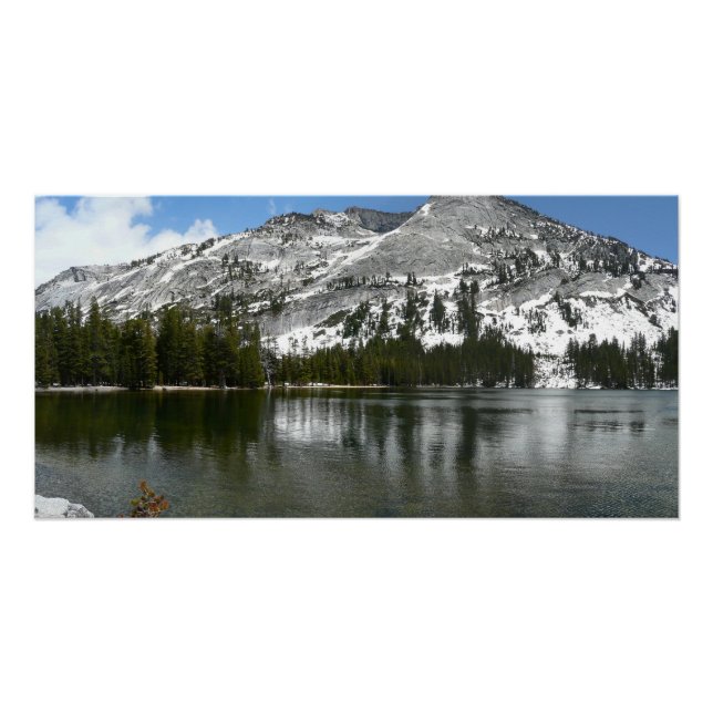 Snowy Tenaya Lake Yosemite National Park Photo Poster (Front)