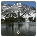 Snowy Tenaya Lake Yosemite National Park Photo Square Wall Clock