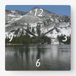 Snowy Tenaya Lake Yosemite National Park Photo Square Wall Clock