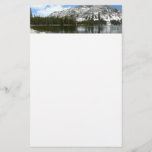 Snowy Tenaya Lake Yosemite National Park Photo Stationery