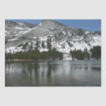 Snowy Tenaya Lake Yosemite National Park Photo Tissue Paper