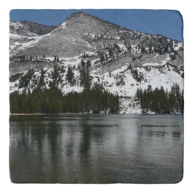 Snowy Tenaya Lake Yosemite National Park Photo Trivet (Front)