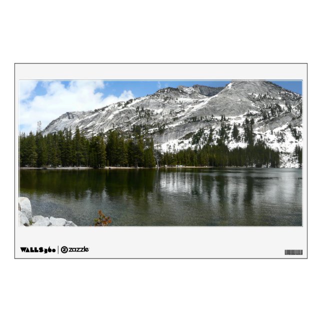 Snowy Tenaya Lake Yosemite National Park Photo Wall Sticker (Front)