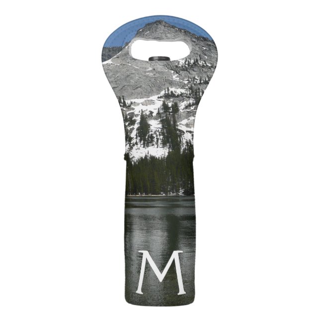 Snowy Tenaya Lake Yosemite National Park Photo Wine Bag (Front)