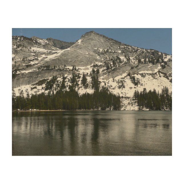 Snowy Tenaya Lake Yosemite National Park Photo Wood Wall Decor (Front)