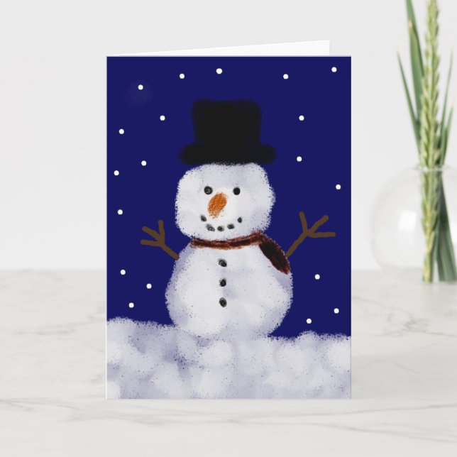 Snowy the Snowman Holiday Cards (Front)