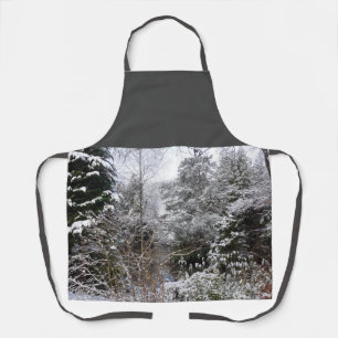 Snowy Trees Apron