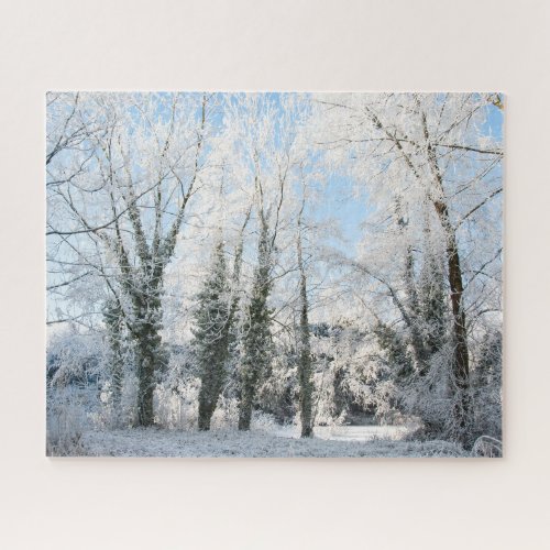 Snowy Trees Nature 520 pieces Jigsaw Puzzle