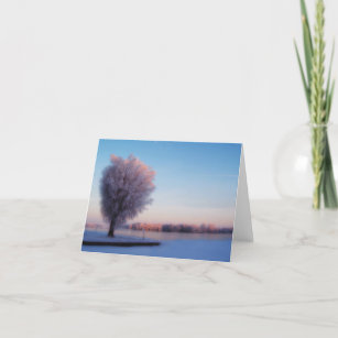 Snowy Trees Note Card