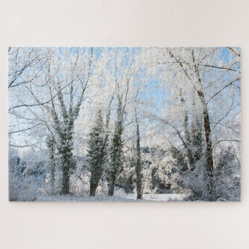 Snowy Trees Winter 1014 pieces Jigsaw Puzzle