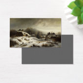 Snowy Village and Landscape (Desk)