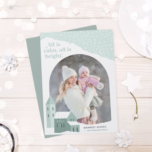 Snowy Village | Photo Holiday Card (Creator Uploaded)