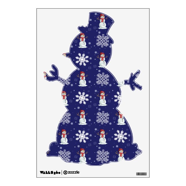 Snowy Wall Sticker (Front)
