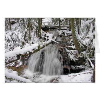 Snowy Waterfall Cards
