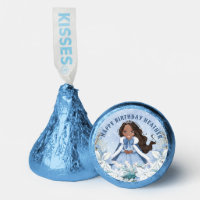 Snowy Winter African American Princess Birthday