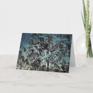 Snowy winter beauty card