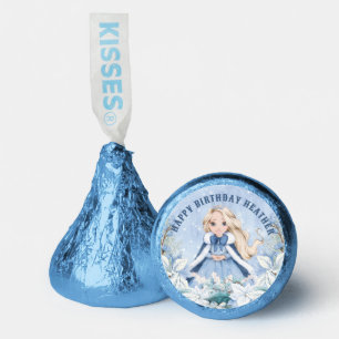 Snowy Winter Blonde Princess Birthday Hershey®'s Kisses®